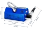 Aimant de levage dimensionné, largeur 315 mm, profondeur 310 mm, hauteur 140 mm