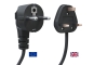 Stecker EU-Ausführung und UK-Ausführung