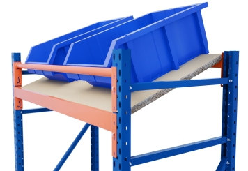 2,3 m table d’emballage mobile MFP1000 / 60 cm profondeur / 2,14 m hauteur / réglable en hauteur sur 40 cm / avec panneaux contreplaqués et armoires à outils 