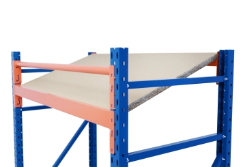 Table d’emballage MFP1000 1,2 m / Profondeur 60 cm / 2 m Hauteur / réglable en hauteur sur 40 cm / + panneaux contreplaqués 