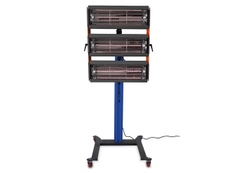 Lampe infrarouge carrosserie LT3/100, puissance totale 3.000 W, TecMaschin 