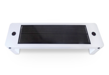 Banc solaire SBS170i, 90 W, 1.700 mm x 450 mm x 455 mm, TecMaschin 