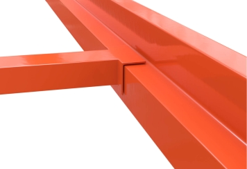 1.100 mm Holzboden für Lagerregal LR2000 / 1.200 mm tief / 25 mm stark / 1 x Tiefensteg 