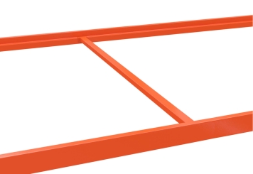 1.100 mm Holzboden für Lagerregal LR2000 / 1.000 mm tief / 25 mm stark / 1 x Tiefensteg 