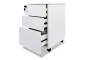 FRIDA mobile pedestal sloping at the front with slightly extended drawers