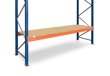 1,9 m pallet racking PR4500 / 80 cm deep / 2 m high / 2 levels / rack layer Wood 