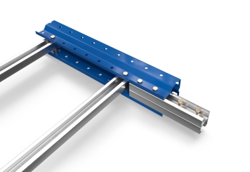 Rehausse d'échelle pour système de rayonnage à palettes PR9000, hauteur 500 mm x profondeur 1.100 mm, TOPREGAL 