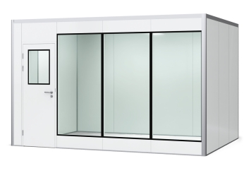 Trennwand Fenster Paneel "Studio" PREFAB Hallenbüro Meisterbüro, 980 mm x 2.500 mm 