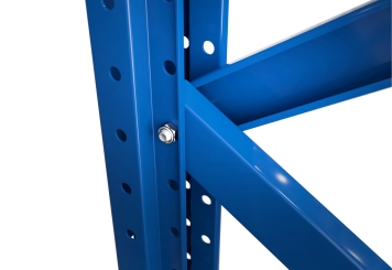 1,9 m rayonnage vertical VR1500 / hauteur 3 m / profondeur 80 cm / 2 niveaux / 4 x barre de séparation 350 mm 