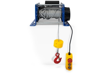 Electric cable winch SW1000, 500 kg - 1.000 kg, 30 m Cable, SolidHub 