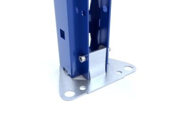 Table d’emballage MFP1000 1,2 m / Profondeur 60 cm / 2 m Hauteur / réglable en hauteur sur 40 cm / + panneaux contreplaqués 