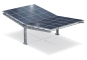 Parkplatzüberdachung PP4-G12600-1, doppelseitig, Grundfeld mit 30 Solarmodulen, SoloPort 