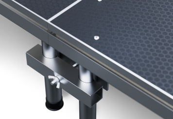 4 m x 2 m Scène mobile EBM850/2, 805 mm haut, 4 modules 850 kg charge max par module 