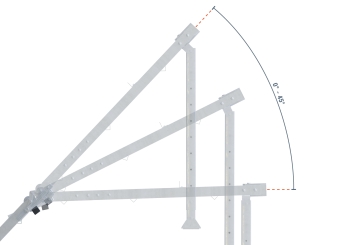 Ladder lift / ladder hoist DDA200/12, max. load 200 kg, rail length 12 m, 