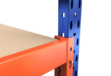 1.100 mm Holzboden für Lagerregal LR2000 / 1.000 mm tief / 25 mm stark / 1 x Tiefensteg 