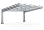 Parkplatzüberdachung PP2-G-1, einseitig, Grundfeld, SoloPort 