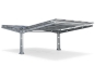 Parkplatzüberdachung PP4-G12600-1, doppelseitig, Grundfeld mit 30 Solarmodulen, SoloPort 