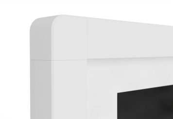 Digital display totem DKST-LED43 with touchscreen, 43 in display, Android 11, White, 610 mm x 450 mm x 1.787 mm, TecMaschin 