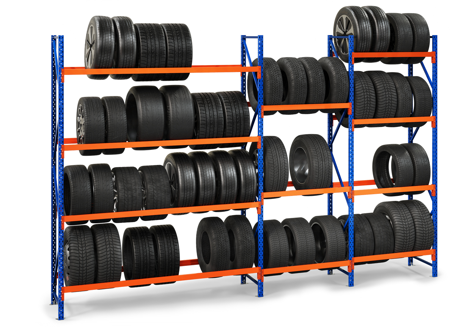 Application example tire racks