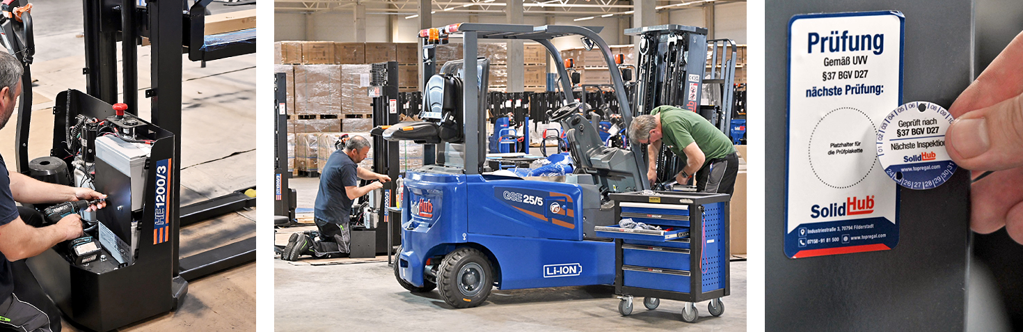 Wartung, Reparaturen und regelmäßige Prüfungen